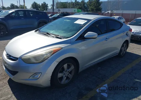 2012 Hyundai Elantra Gls (Ulsan Plant) из США, поврежденный, VIN KMHDH4AEXCU420000